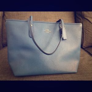 COACH leather handbag